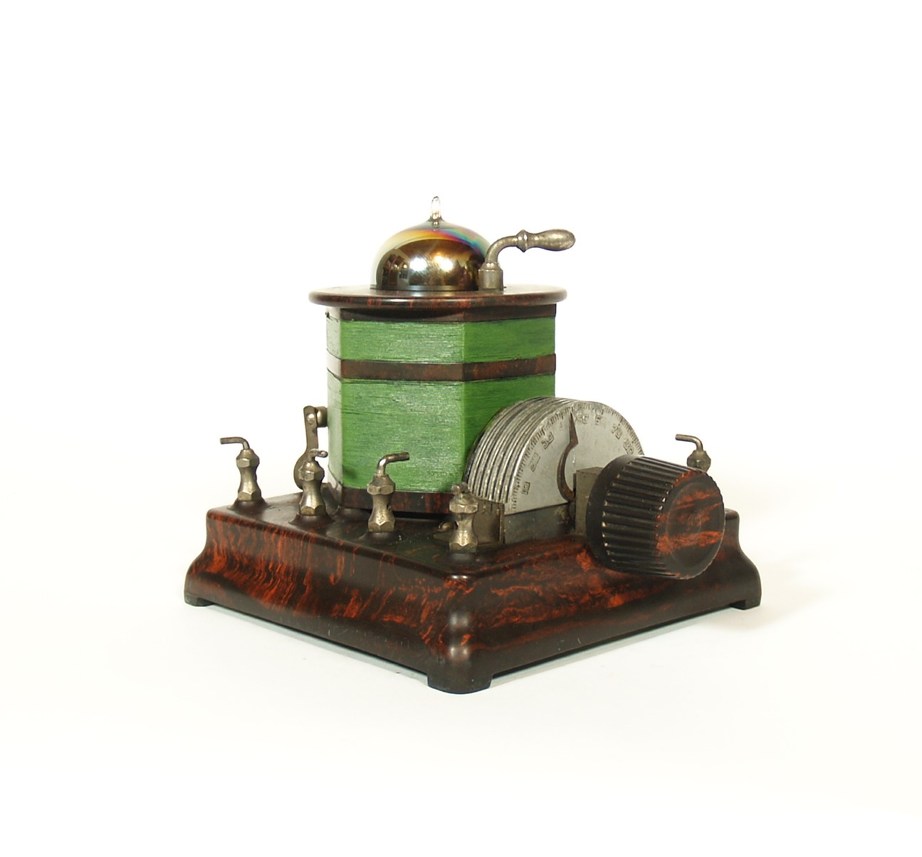 1924 Martian Beauty 1-Tube Radio With Brass Base, Tipped Rainbow Tube 1924 Martian Beauty 1-Tube Radio With Brass Base, Tipped Rainbow Tube