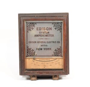 Early Edison System Ampere Meter From Pearl St. Station