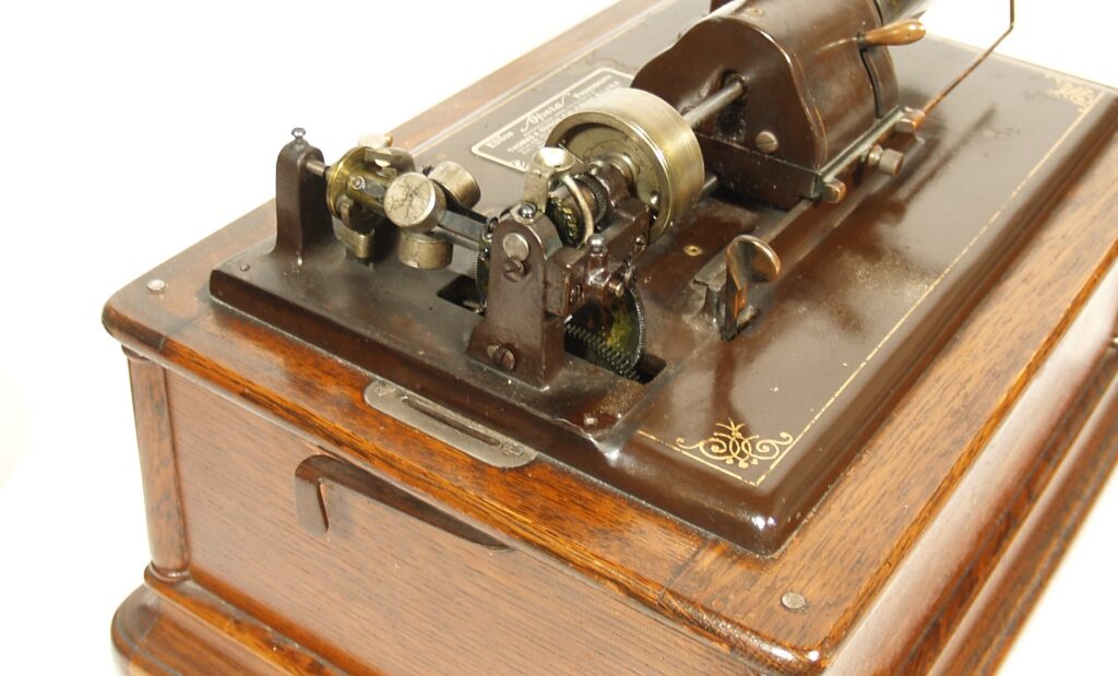 Edison Opera 1910 Edison Opera Cylinder Phonograph * Oak - TechnoGallerie