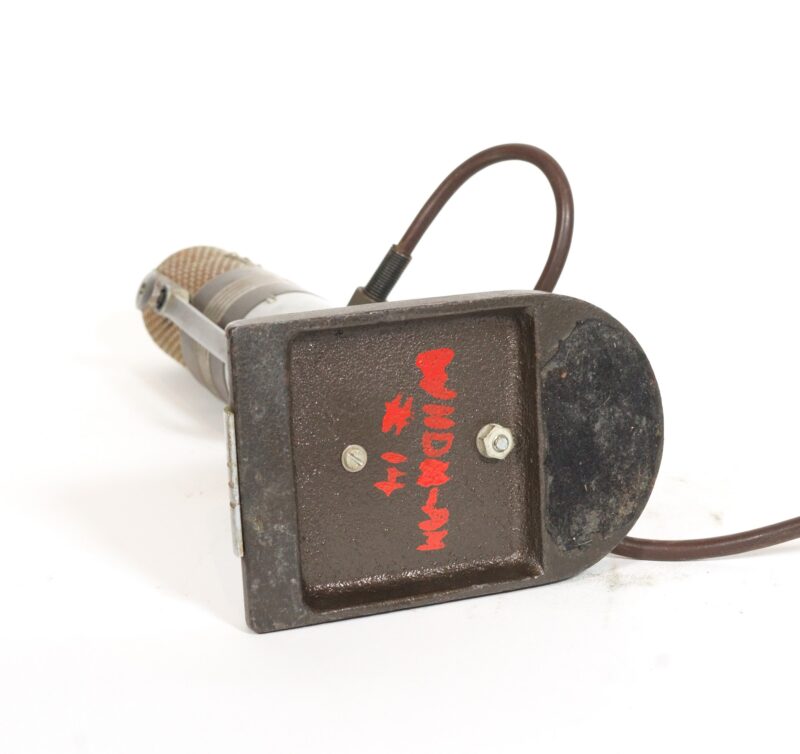RCA 77-DX Ribbon Microphone w/Original 4-Sided NBC Flag -- From NBC Affiliate WHDH-AM