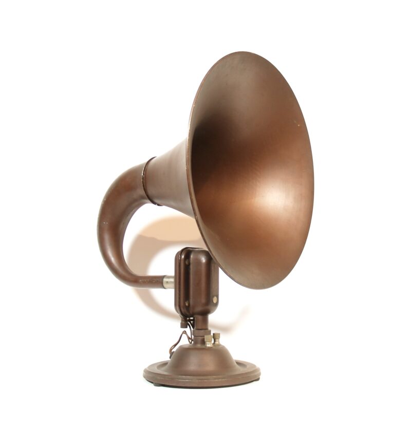 1923 Bristol Model D Radio With Matching Bristol Audiophone Horn Speaker