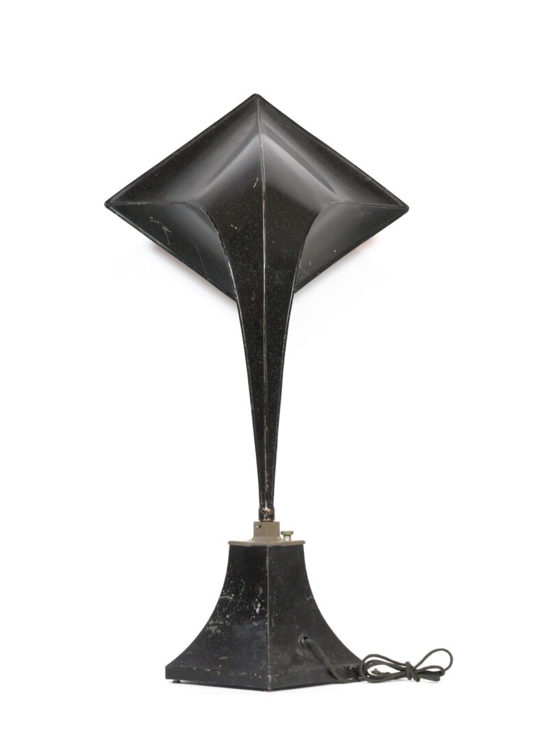 1923 Herald Horn Radio Speaker * 30" High * Radical Diamond Deco Design