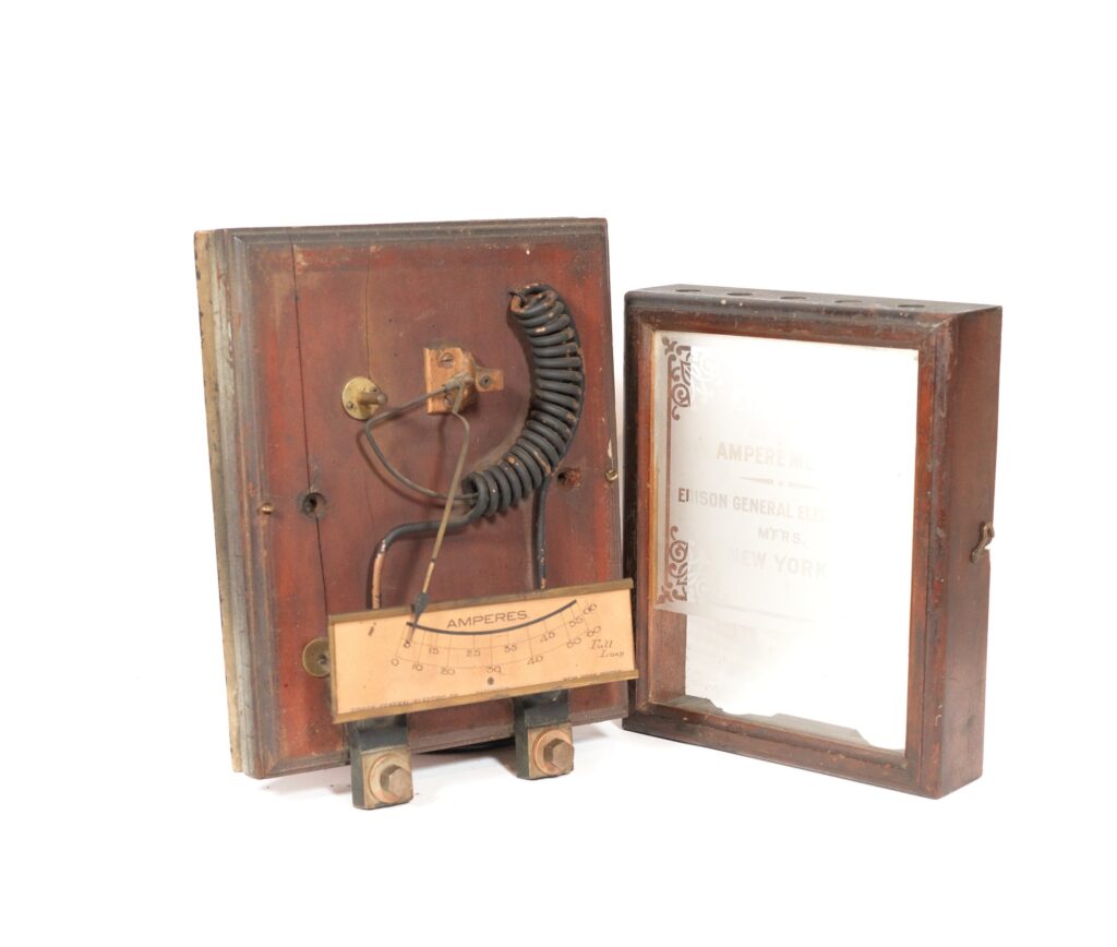 Early Edison System Ampere Meter - TechnoGallerie