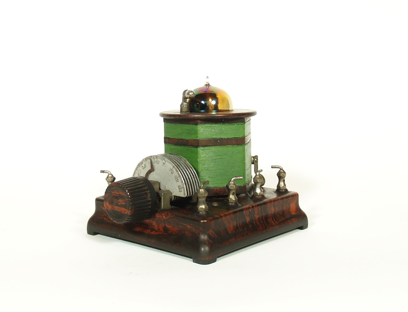 1924 Martian Beauty 1-Tube Radio With Brass Base, Tipped Rainbow Tube 1924 Martian Beauty 1-Tube Radio With Brass Base, Tipped Rainbow Tube