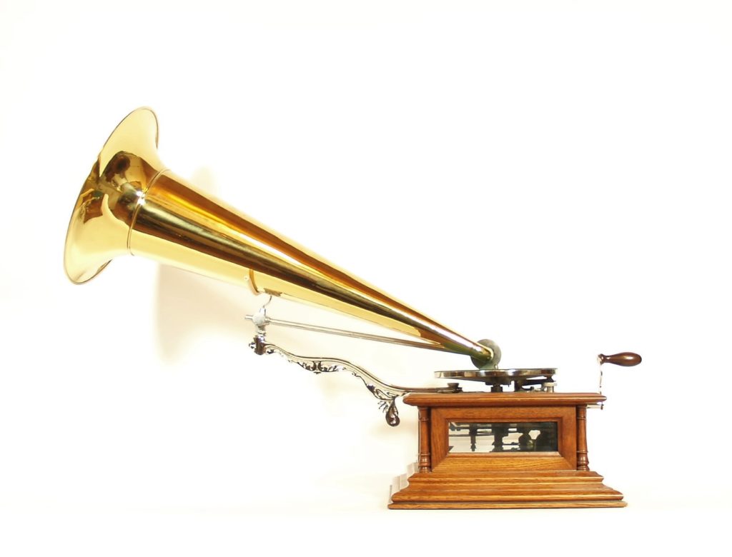 1902 ZonOPhone GlassSided London Grand Phonograph TechnoGallerie