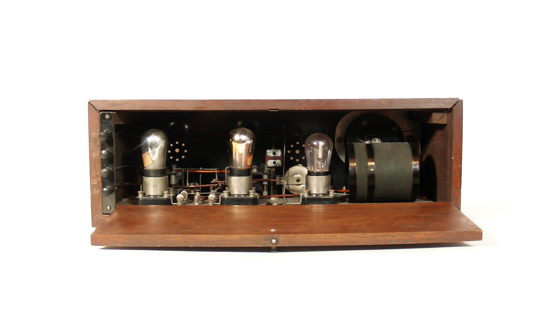 1922 Pennsylvania Wireless GT-2 Regenerative Radio With PA Wireless Headset * New Castle PA 1922 Pennsylvania Wireless GT-2 Regenerative Radio With PA Wireless Headset * New Castle PA