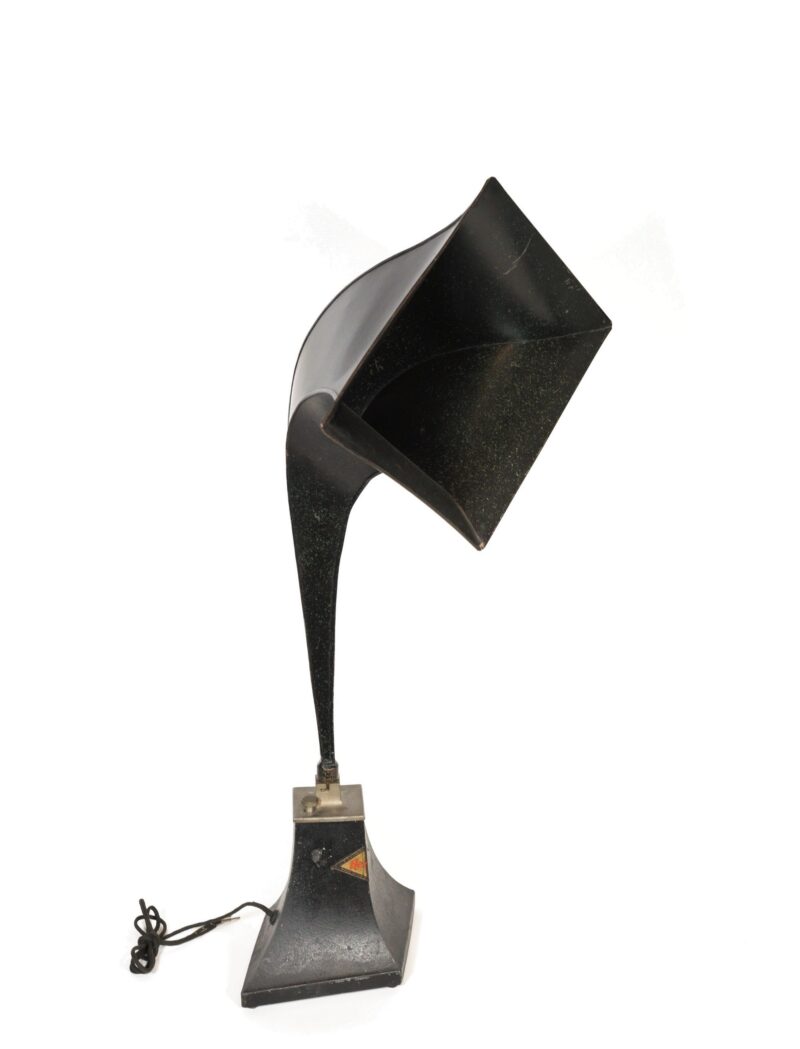 1923 Herald Horn Radio Speaker * 30" High * Radical Diamond Deco Design