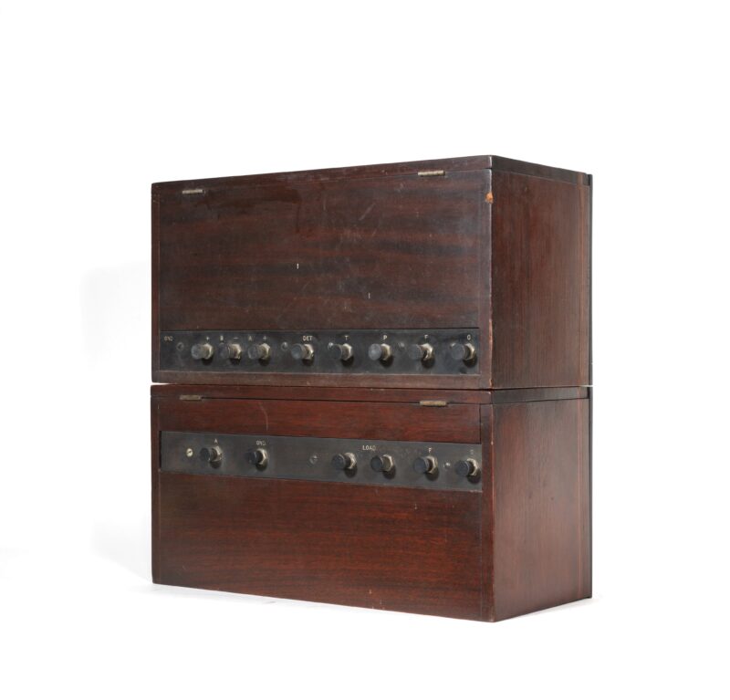 1922 Boston Scale & Machine Co. Type 105 Tuner And Matching Type 100 Detector Amplifier
