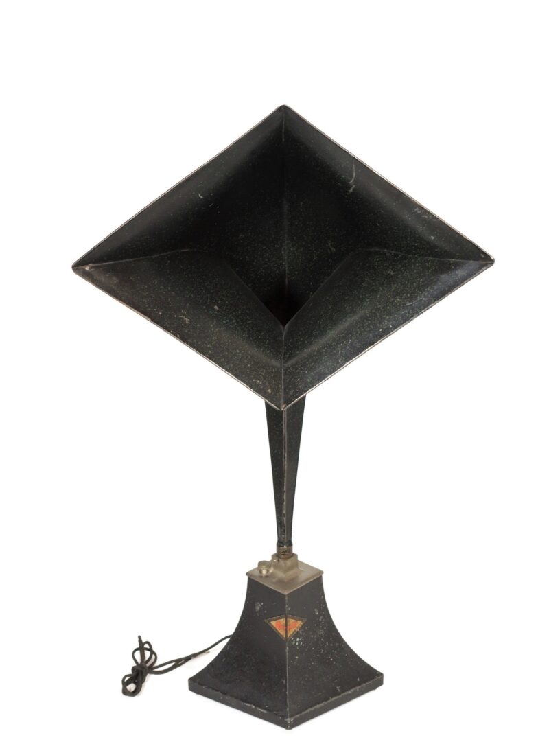 1923 Herald Horn Radio Speaker * 30" High * Radical Diamond Deco Design