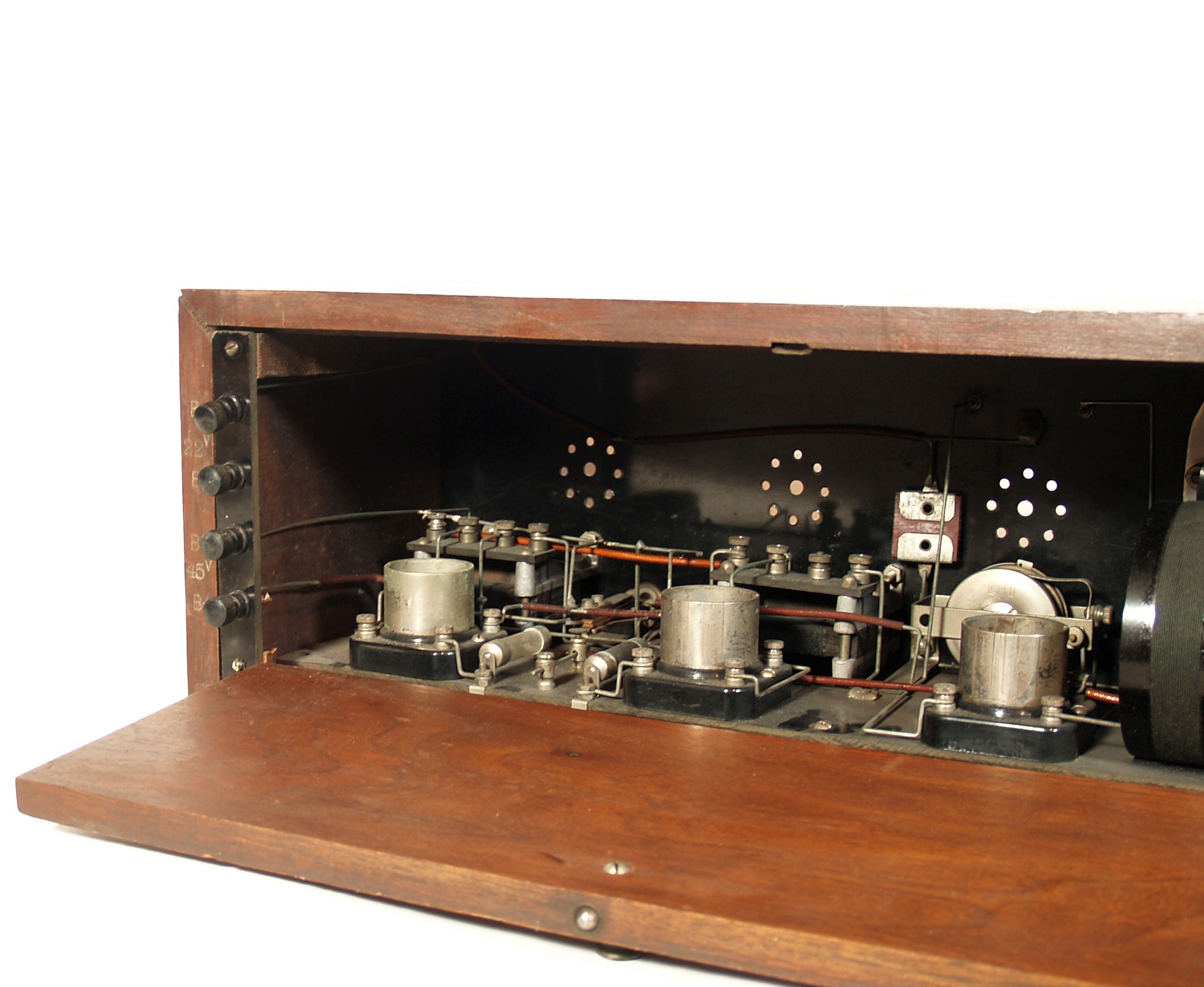 1922 Pennsylvania Wireless GT-2 Regenerative Radio With PA Wireless Headset * New Castle PA 1922 Pennsylvania Wireless GT-2 Regenerative Radio With PA Wireless Headset * New Castle PA