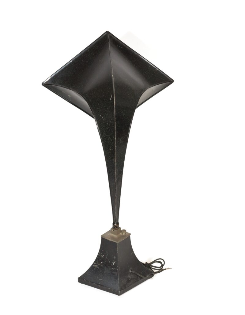 1923 Herald Horn Radio Speaker * 30" High * Radical Diamond Deco Design