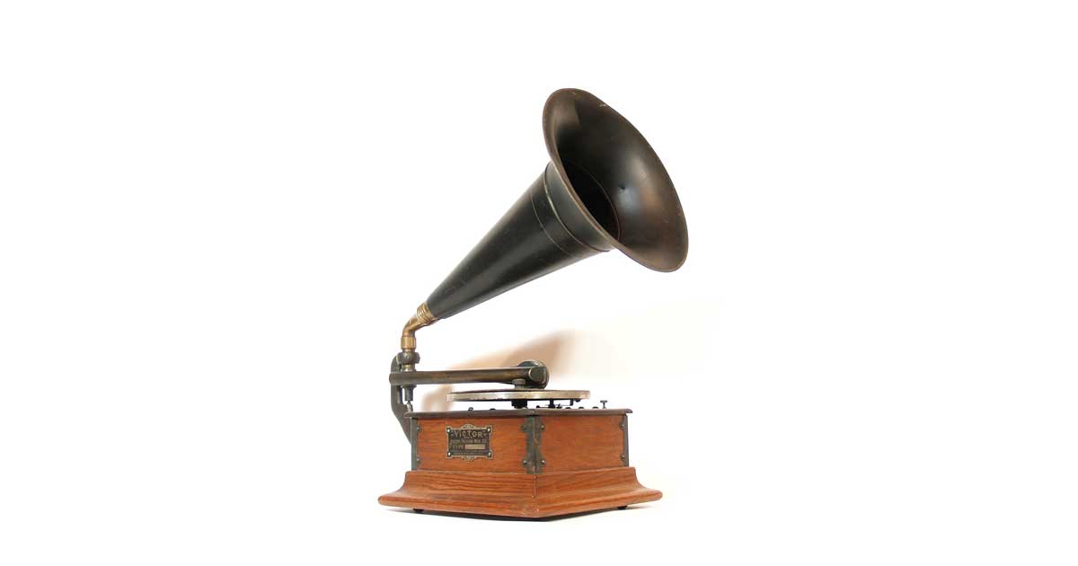 Victor Model R 1902 Rigid Arm Victor R Phonograph - TechnoGallerie